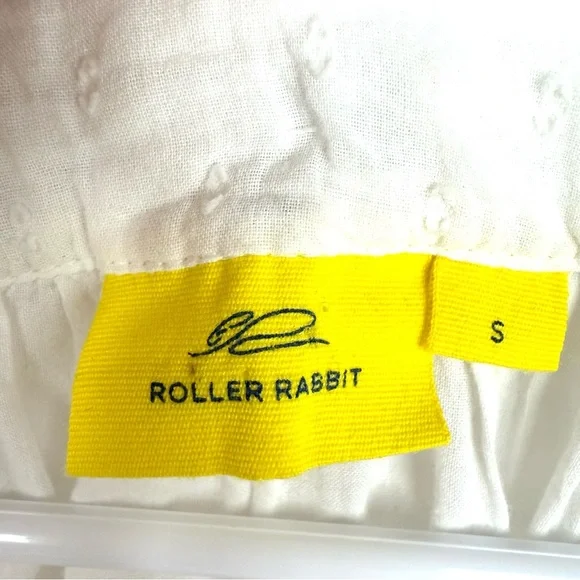 ROBERTA ROLLER RABBIT Women's White Hafsa Top size S - Picture 8 of 10